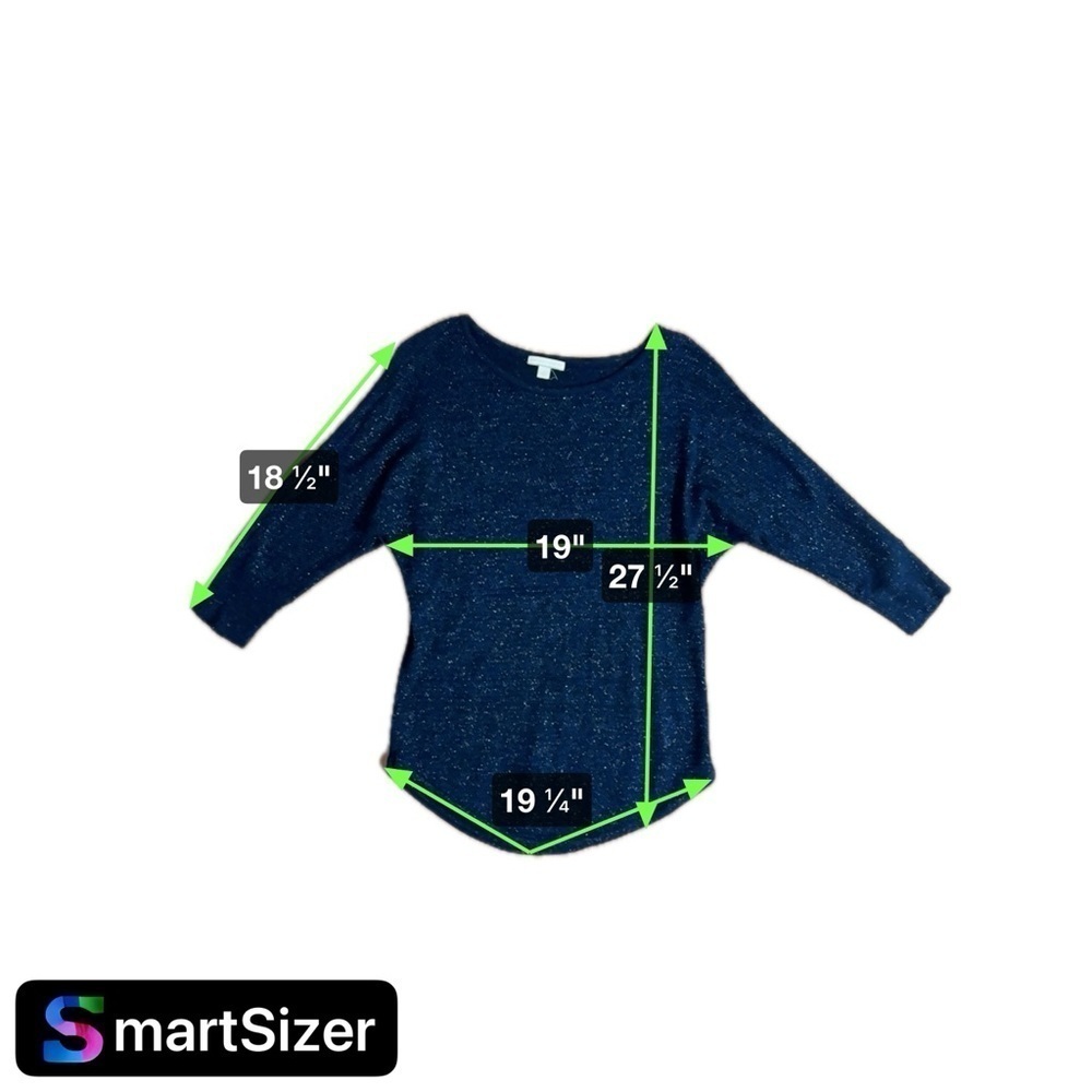 Lightweight Knit Dark Blue Top - Picture 11 of 11